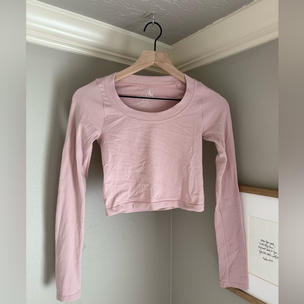 Free people pink top